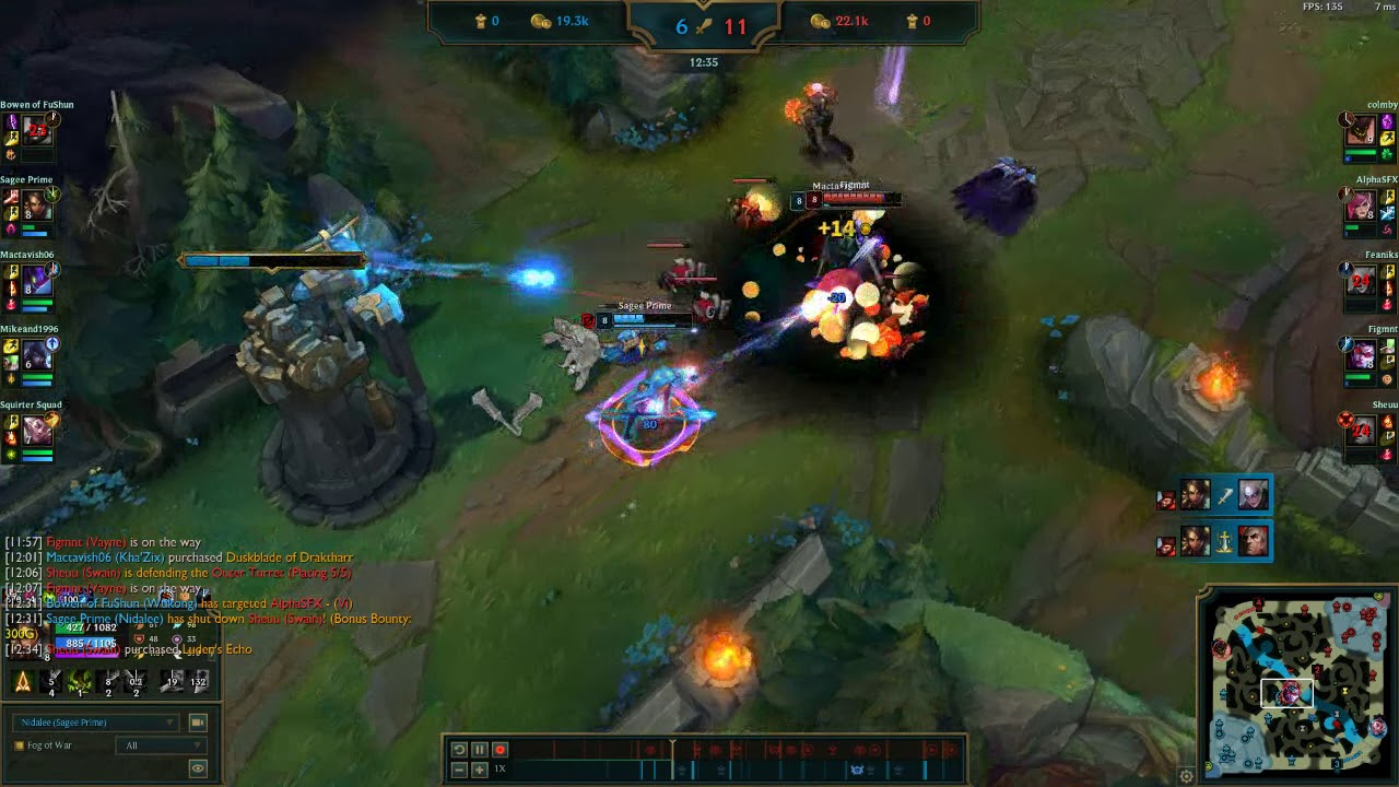 Nidalee  Quadra Kill