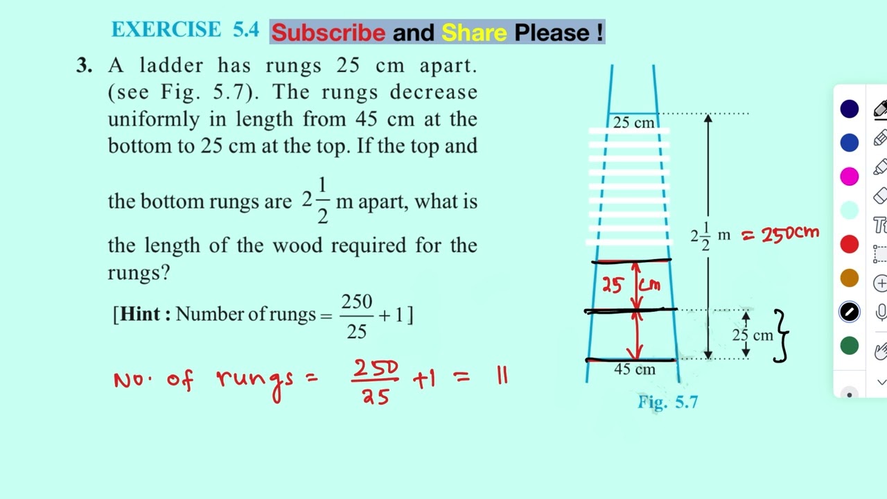 Class-10 | MATH. | NCERT Chapter-5.4 | ARITHMETIC PROGRESSION | Question# 3.