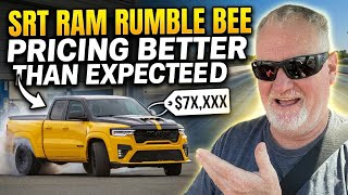 SRT Ram RumbleBee Pricing Looks To Be Better Than Expected!