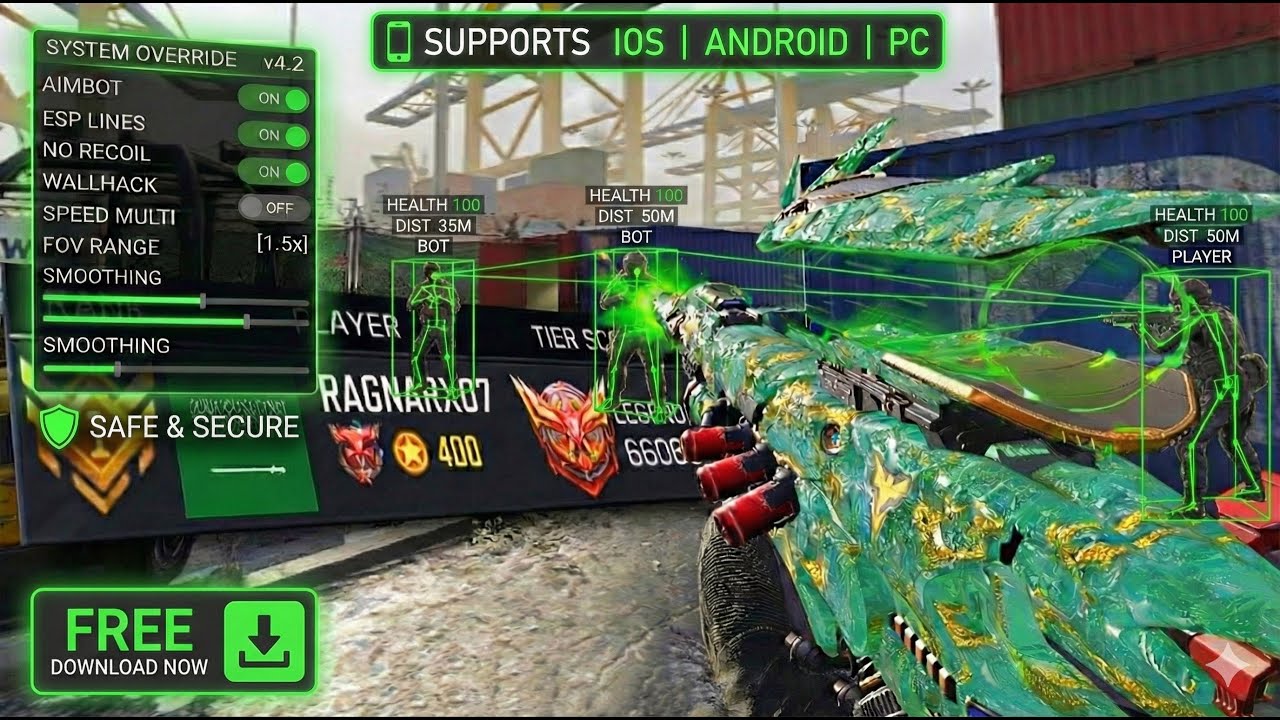 FREE CODM MOD MENU APK COD MOBILE WALLHACK AIMBOT ESP DOWNLOAD CHEATS NO RECOIL CODM APP IOS ANDROID