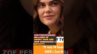 Zoe Pescatarian MKR Zoe Pescatarian Scandal Explodes In Australia