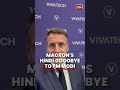 French President Macron's Hindi Goodbye to PM Modi | Paris | France | G7 | PM Modi