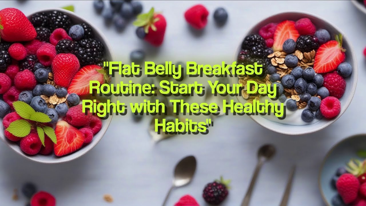 Flat Belly Breakfast Routine Start Your Day Right with These Healthy