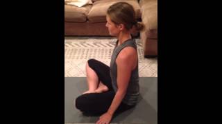 Cross legged rest posture