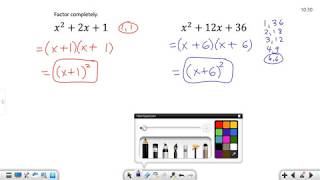 Factoring Special Forms