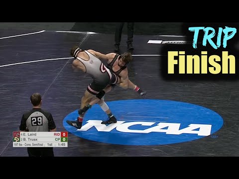 45 Single Leg Trip Finishes @ 2023 NCAA's (Raw Footage)