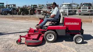 Entz Auction &amp; Realty – LOT 3975 - GRAVELY PROMASTER 400 INDUSTRIAL RIDING LAWN MOWER