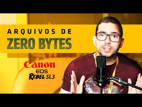 Arquivos de Zero Bytes na Canon SL2 SL3 R7 R10 6D G7X Mark II III 250D RP