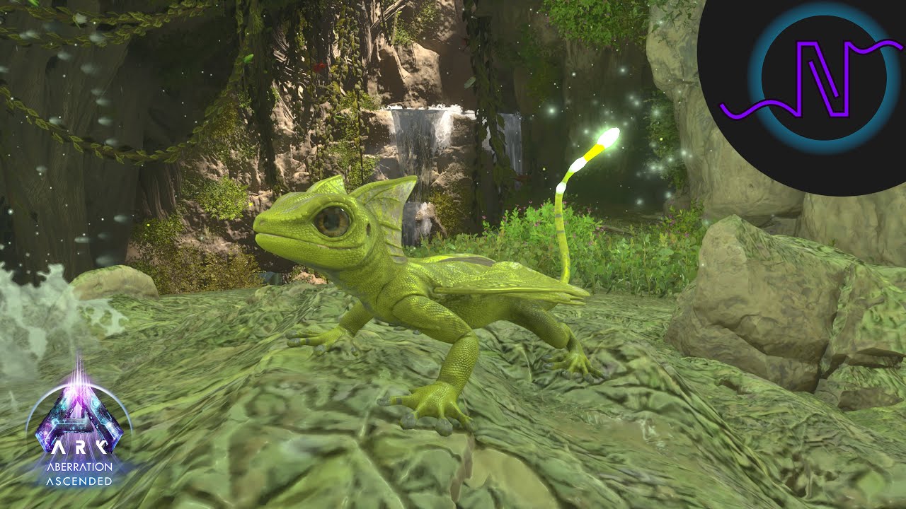 Searching for Glowtail in the Old Railway Cave! - ARK: Survival Ascended Aberration LE87