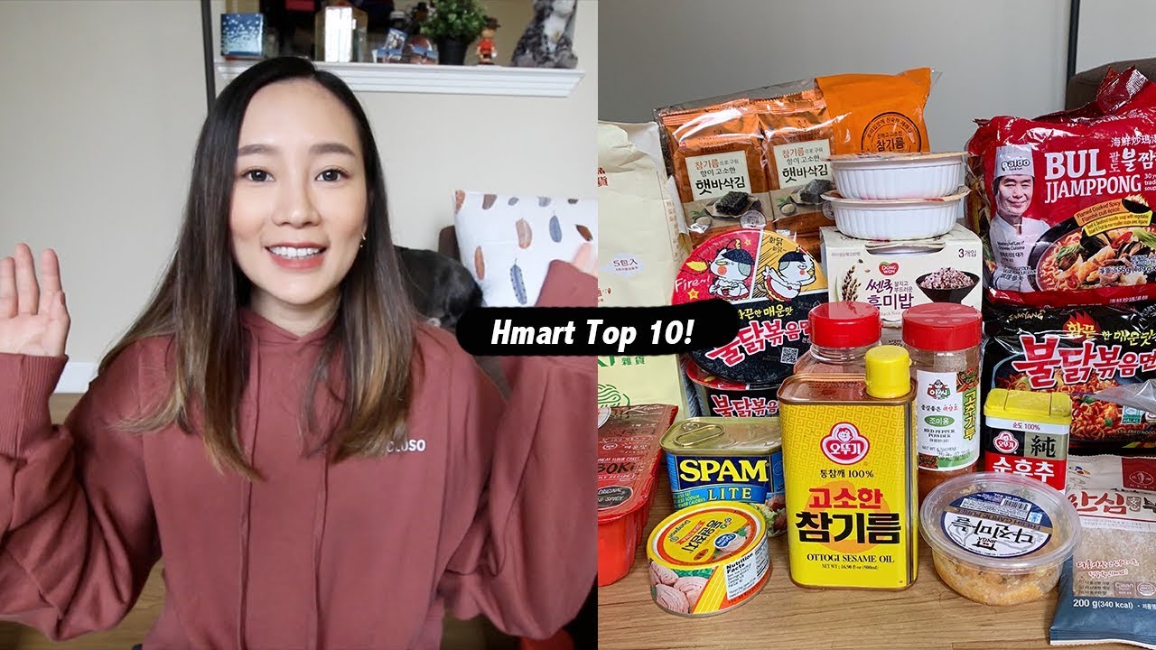 韓國超市必買特輯!!! HMART TOP 10 | 最愛的泡麵品牌🍜、芝麻葉🌿