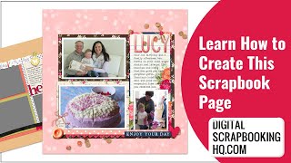 Introduction to Digital Scrapbooking with Melissa Shanhun