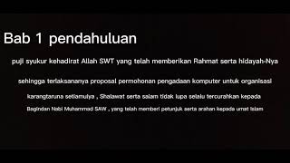 proposal karang taruna