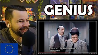 European Reacts: Abbott & Costello 7 x 13 = 28