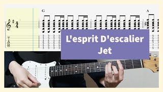 Jet - L&#39;esprit D&#39;escalier Guitar Cover With Tab