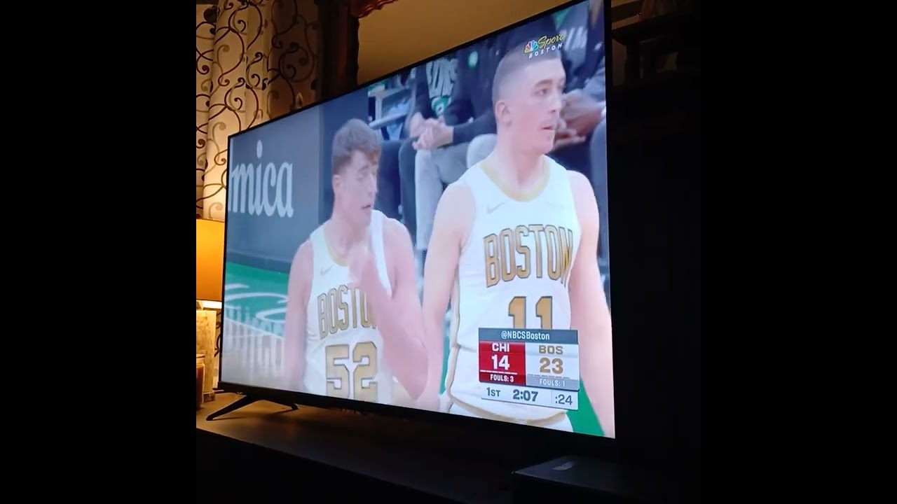 This is Derrick White shooting for 2 free throws at my house!☘️🏀👍🥹