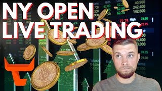 ⚠️ LIVE TRADING NY Open 🚨 Crypto, Stocks, Forex 📈📉 #crypto #bitcoin #btc #trading