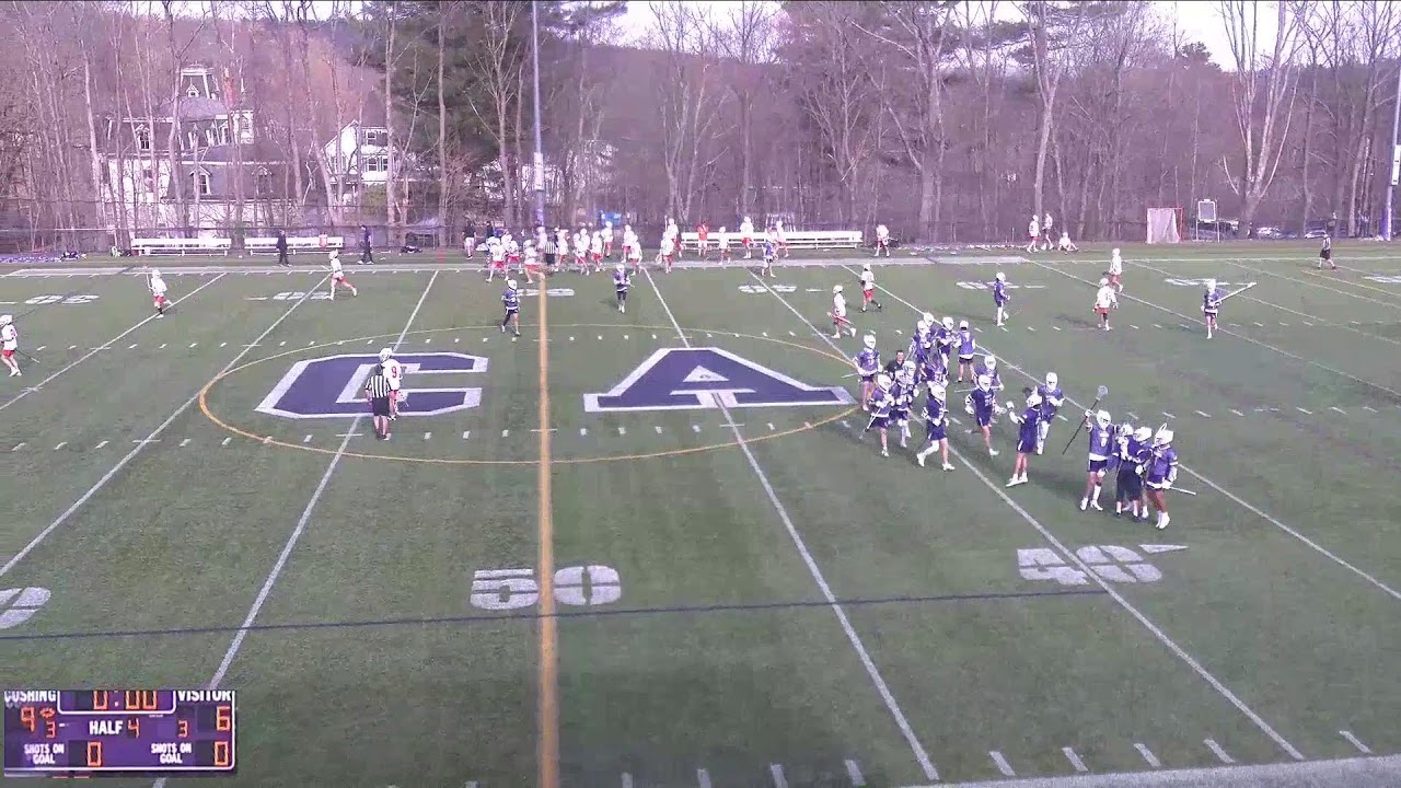 Cushing Academy vs. Kimball Union Academy Varsity Boys' Lacrosse YouTube