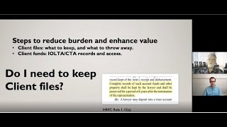 HSBA SCD Coffee Hour: Closing a Law Practice & Succession Planning: Don't Make Your Family Do It!