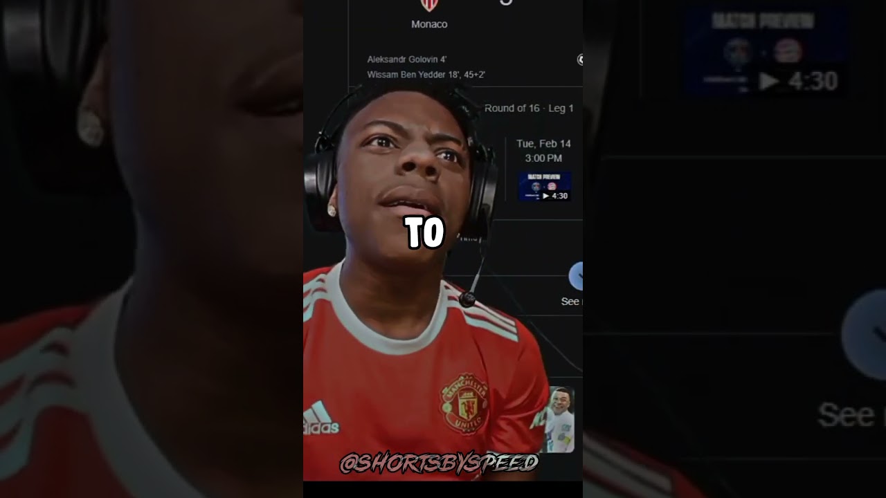 Ishowspeed Reacts to PSG Losing