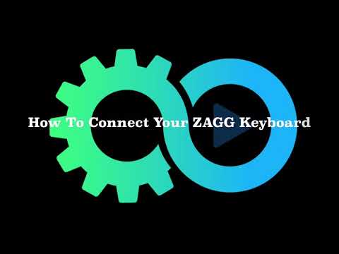 तुमचा iPad ZAGG कीबोर्ड कसा कनेक्ट करायचा