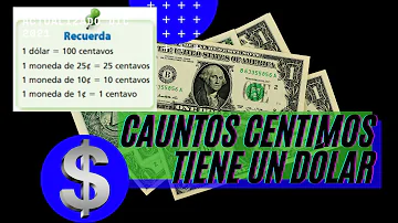 ¿Cuántos céntimos hay en un dólar?