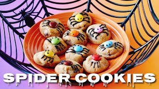 Spider Cookies (Halloween Recipe) スパイダークッキー (ハロウィン レシピ) | OCHIKERON | Create Eat Happy :)