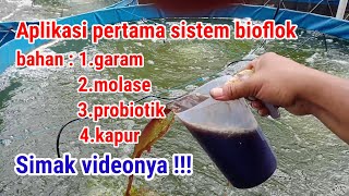Download Lagu Aplikasi pertama pada kolam bioflok || bahan yang di gunakan agar bisa terbentuk flok MP3