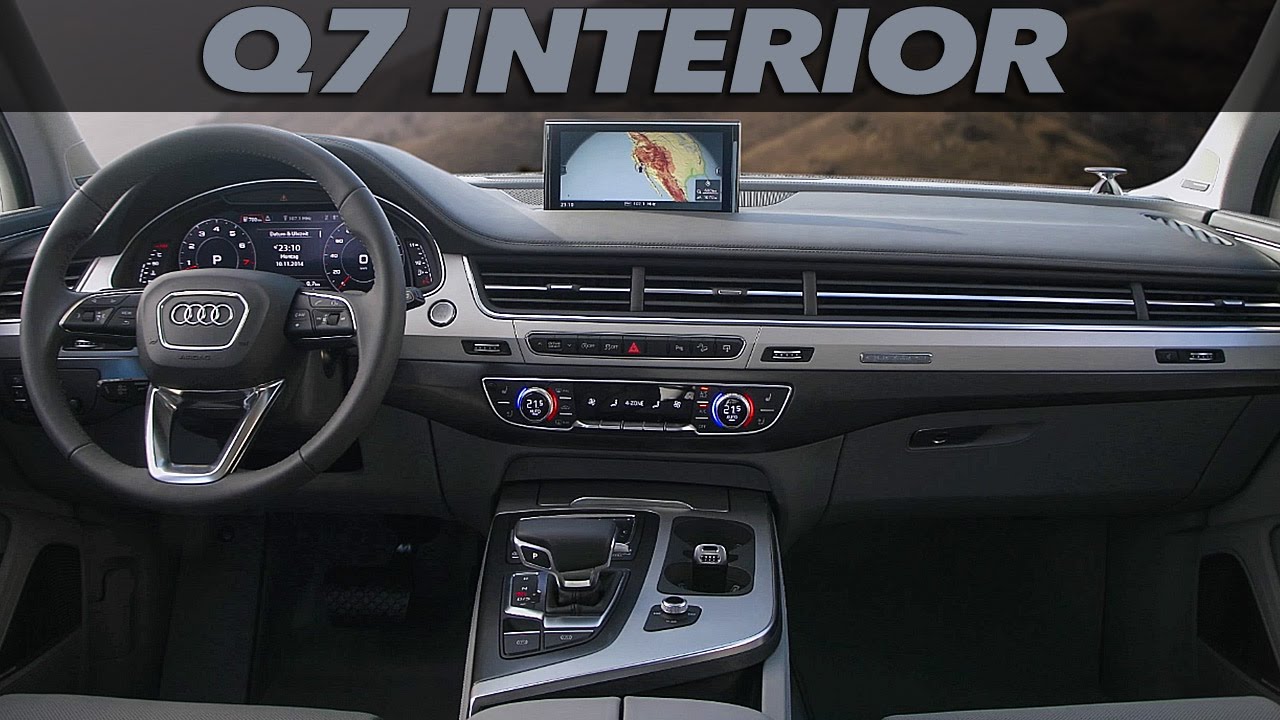 All New Audi Q7 Interior Design