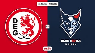 37. Spieltag DEL2 | Düsseldorfer EG vs. Blue Devils Weiden -|Game Highlights