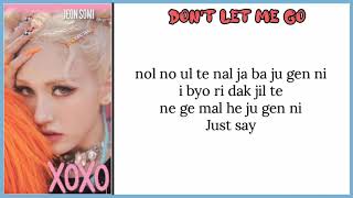 Jeon Somi전소미 - Dont Let Me Go Feat Giriboy Easy Lyrics