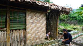 120 Days Journey: of a 16-Year-Old Single Mother Building a Bamboo House Alone. Start to Finish.