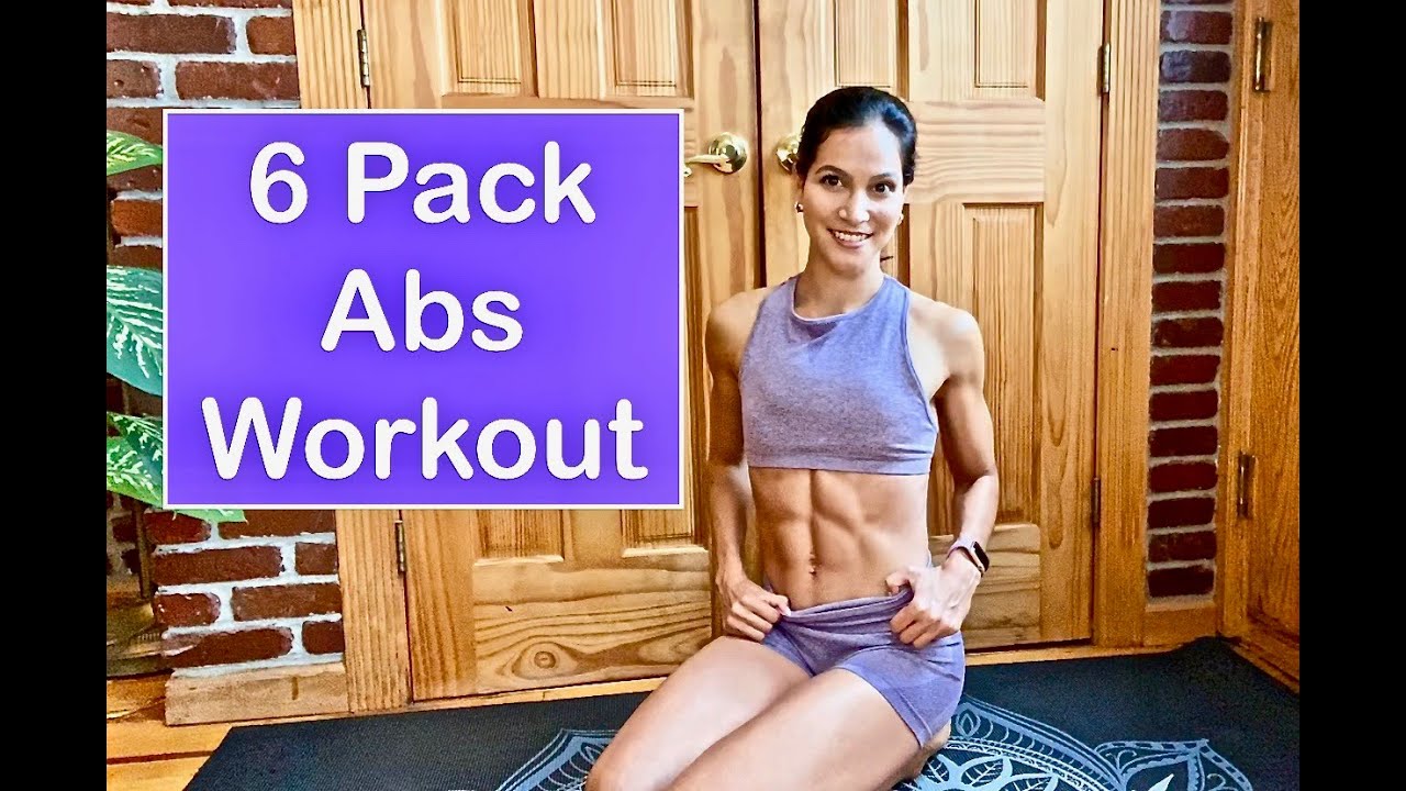 SIX PACK ABS Workout At Home- For Beginners/Intermediate Level- With Rest, No Equipment