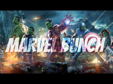 //MARVEL BUNCH WITH MARVEL MOVIE BLOOPERS//