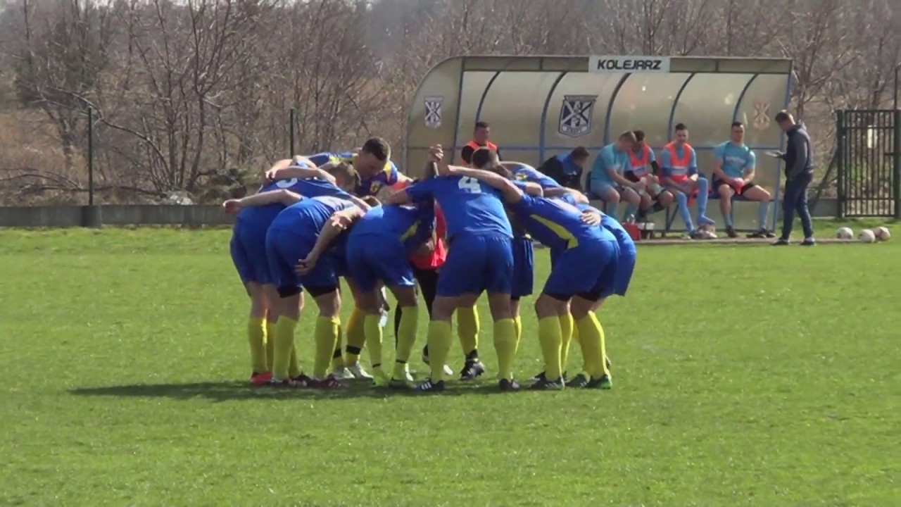 Kolejarz Knapy - LZS Jadachy - 8 kwiecień 2018 (skrót meczu)