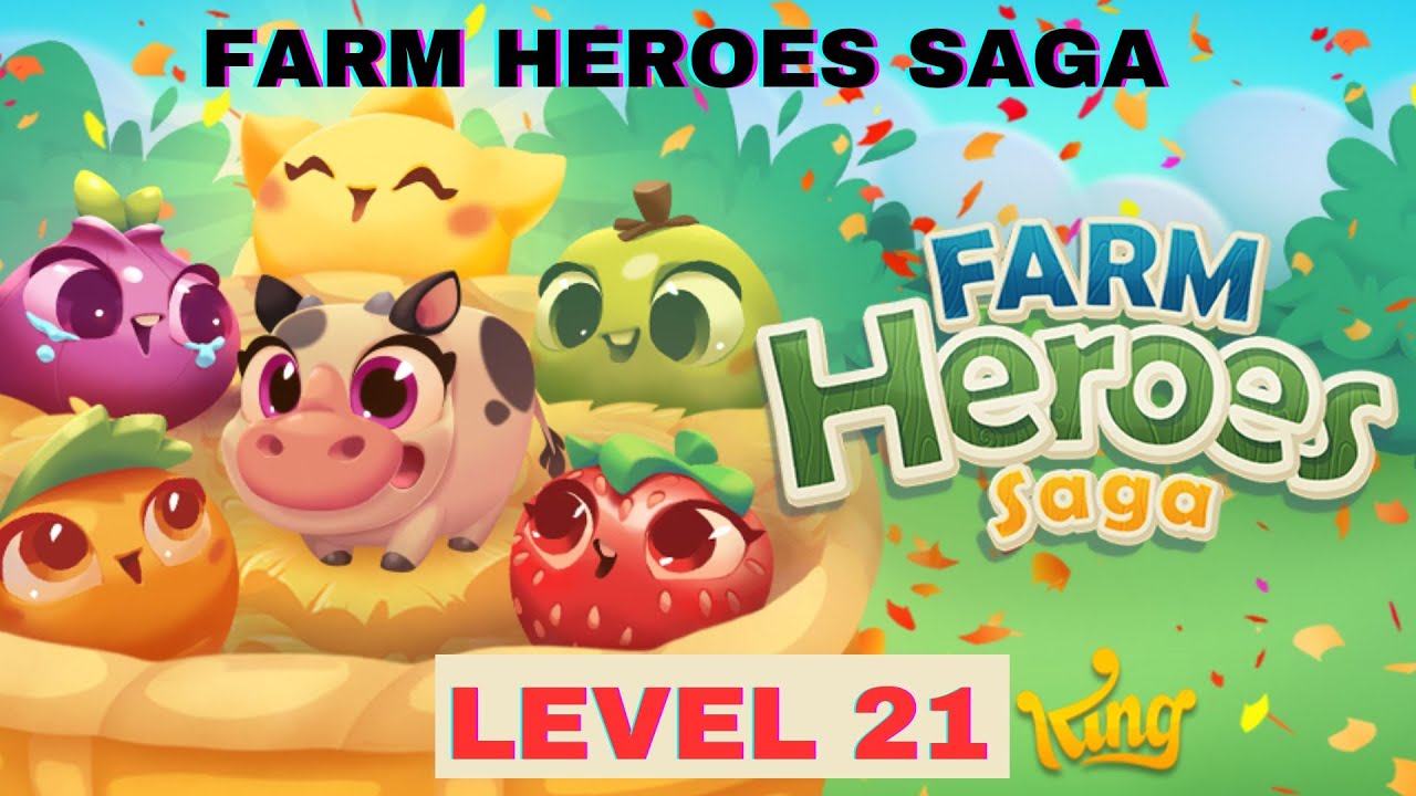 FARM HEROES SAGA LEVEL 21 - Gameplay Walkthrough (iOS,Android Gameplay) Farm heroes saga