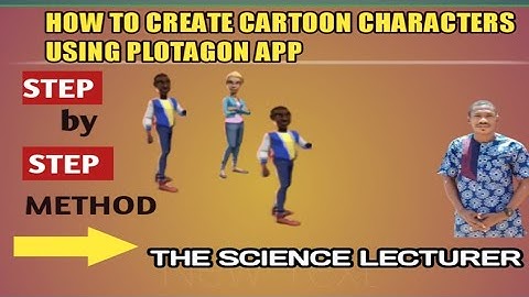 HOW TO CREATE CARTOON CHARACTERS USING PLOTAGON APP WITH UR SMARTPHONE