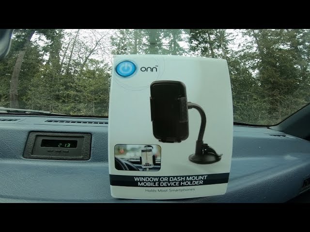 onn. Car Window or Dash Phone Mount Compatible with 2 in- 3.7 in