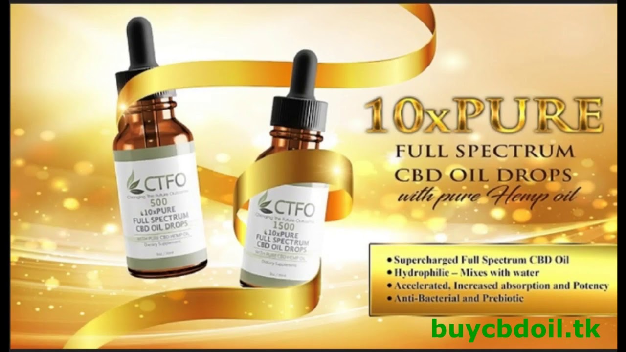10x PURE Full Spectrum CBD Oil Drops