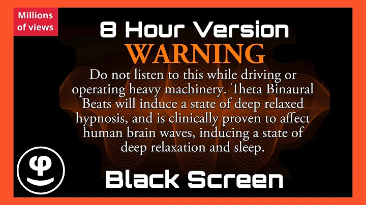 Deep Sleep | Sacral  Chakra | Binaural Beats | Black Screen | 432Hz