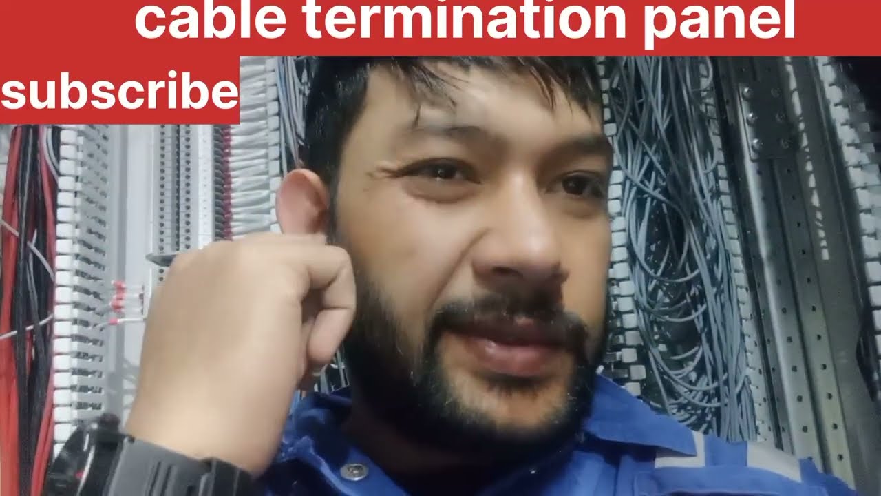 Cable dressing panel