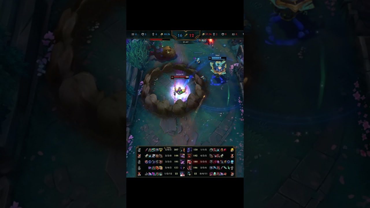 Jarvan IV killed Sona