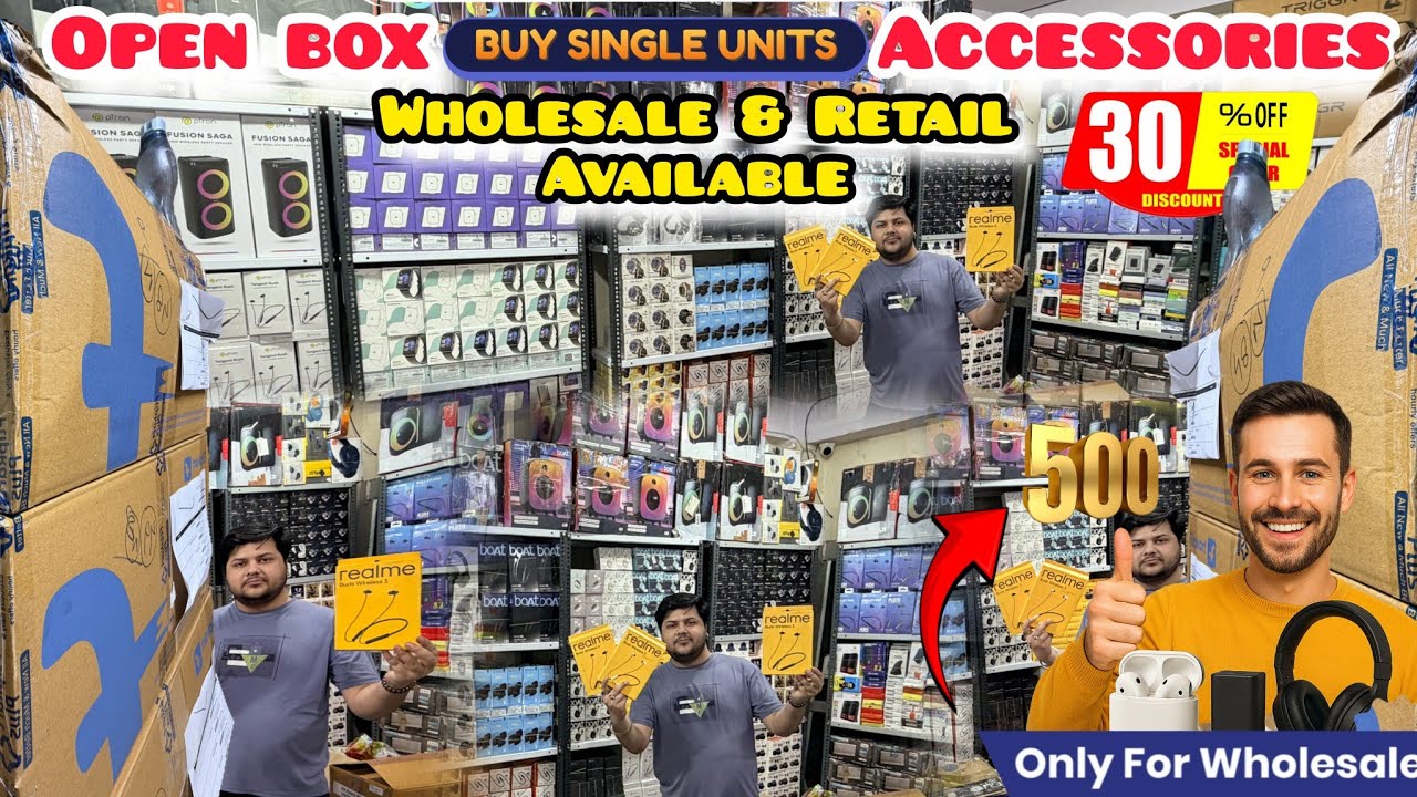 Amazon Flipkart Speaker & Home Theater Mobile Accessories || Open Box & SealPack Accessories Realme