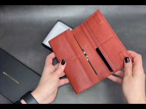 Женский кошелёк из натуральной кожи Marco Coverna MA150-1 Brown video Женский кошелёк из натуральной кожи Marco Coverna MA150-1 Brown video