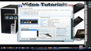 Como instalar e fazer as barras no Objectdock 2 0   Mrc Informática