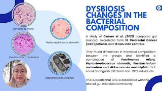 Final Assessment NNNB3432 - Dysbiosis to Diagnosis: The Gut Microbiome In Colorectal Cancer