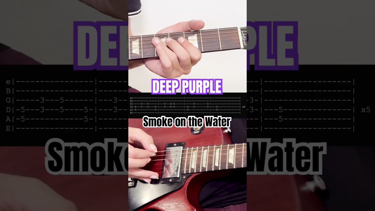 Deep Purple - Smoke on the Water guitar tabs