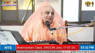 17th जुलाई 2024 ।। सबसे बड़ी अशुद्धि क्या है ।। ब्रह्मचारी प्रवचन ।। इस्कॉन जुहू, मुम्बई ।।