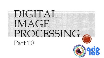 Digital Image Processing - Part 10 - Image Segmentation