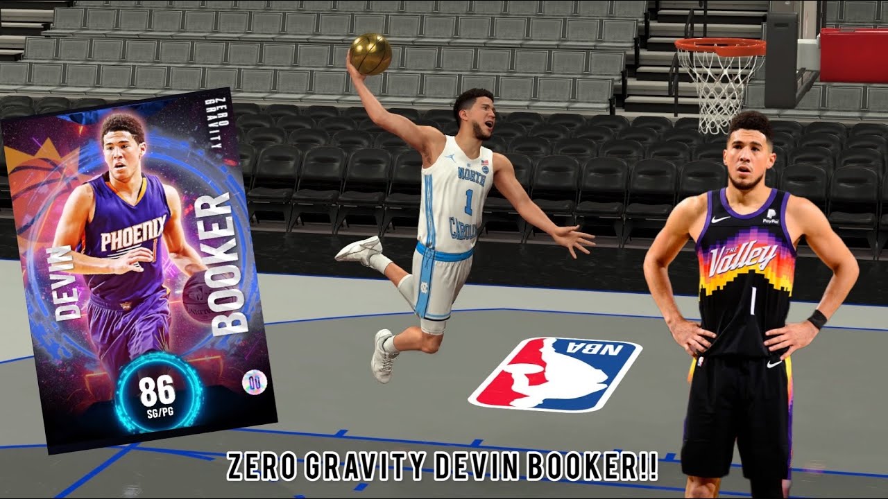 FREE SAPHIRE ZERO GRAVITY DEVIN BOOKER!! NBA2K22 MYTEAM GAMEPLAY YouTube