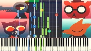 Die Anywhere Else - OST Night In The Woods [Synthesia Piano Tutorial]